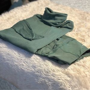 Athleisure by Old Navy. Cotton turtle neck top and leggings included.
